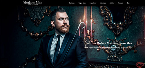 Image of modernmansoap.com